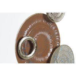 Decoración Metal Círculos Terracota Pack 4