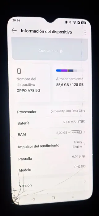 Telefono cellulare Oppo A78 5G
