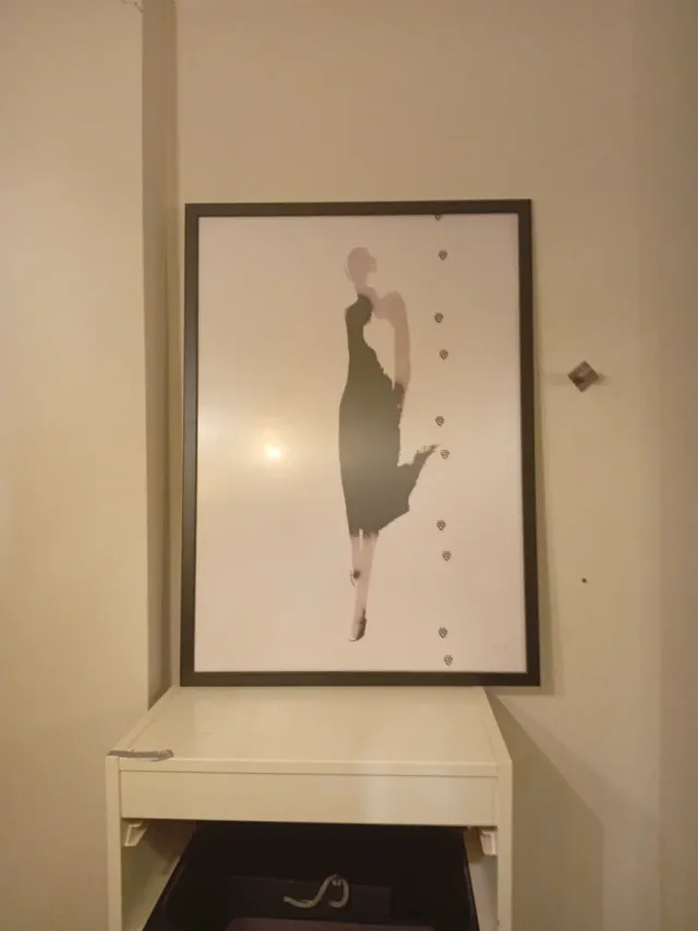 Cuadro elegante señorita modelo tacones