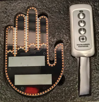 Luz LED Mano Coche Control Remoto