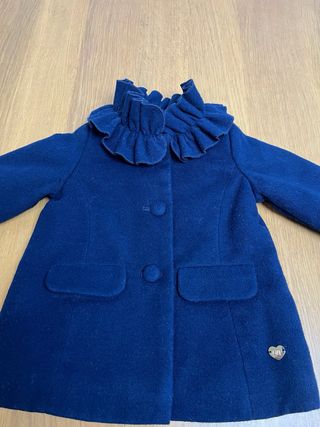 Cappotto Original Marines bimba blu navy tg 6-9m