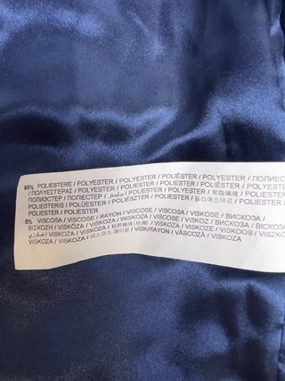 Cappotto Original Marines bimba blu navy tg 6-9m