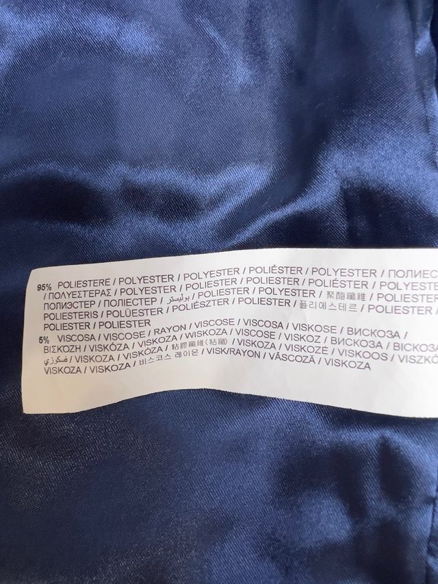 Cappotto Original Marines bimba blu navy tg 6-9m