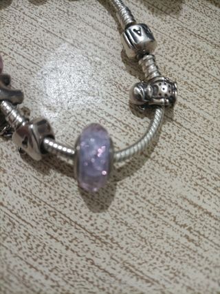 Bracciale Pandora 18cm con 10 charm