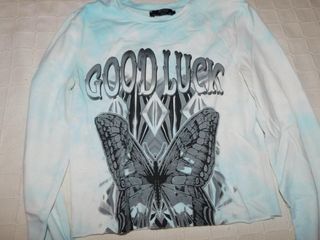 Camiseta manga larga azul 
