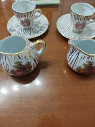 Juego de café Tú y Yo porcelana