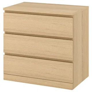Cómoda Ikea Malm 3 cajones