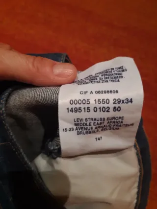 Pantalón vaquero Levis Engineered 29