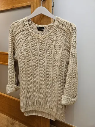 Jersey Massimo Dutti Beige Talla S