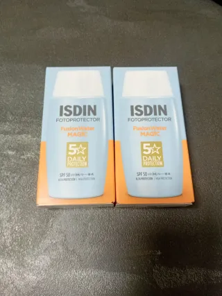 2 x ISDIN Fotoprotector Fusion Water MAGIC SPF 50
