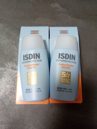 2 x ISDIN Fotoprotector Fusion Water MAGIC SPF 50