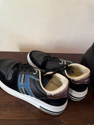 Scarpe donna nere e argento taglia 40