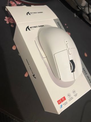Ratón Attack Shark X6 Blanco