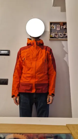 VAUDE Giacca Alpinismo Arancione