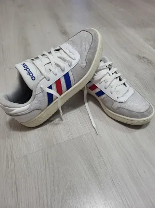 Zapatillas Adidas Talla 45 Gris/Blanco Vintage