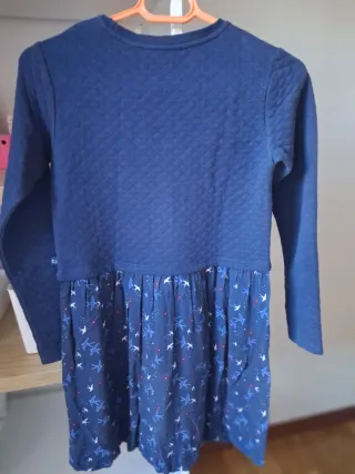 Vestido de niña manga larga