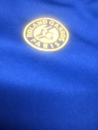 Maglietta da tennis bambino blu