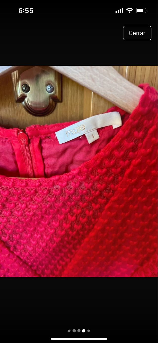 Vestido Maje Rojo Corto