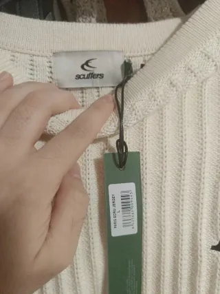 Jersey Scuffers Blanco Desgastado