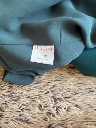 Vestido Bimani verde azulado
