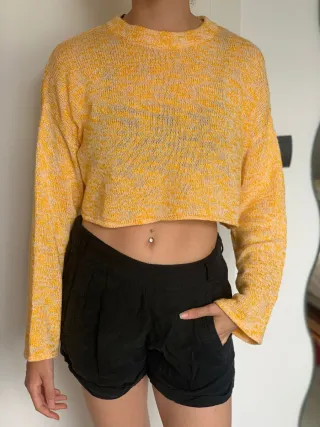 Jersey corto H&M amarillo