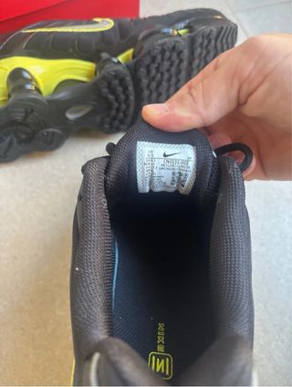 Zapatillas Nike Shox TL Negro Amarillo