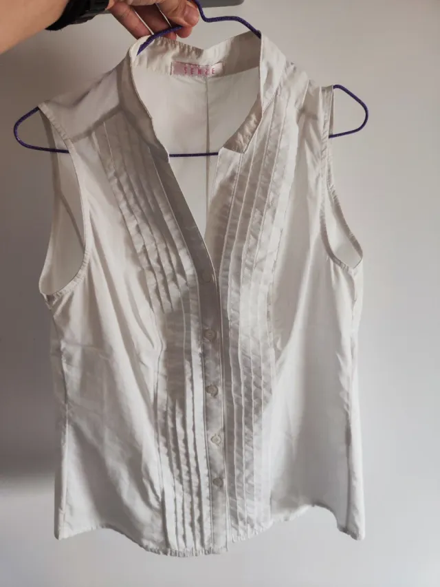 Camisa sin mangas Senza Talla M