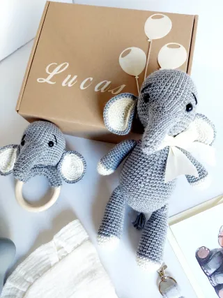 Pack recién nacido elefante