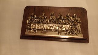 Cuadro La Santa Cena madera