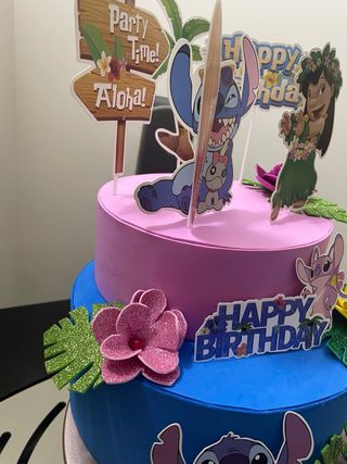 Torta scenografica Lilo & Stitch
