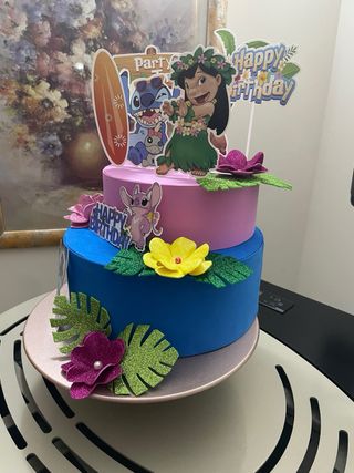Torta scenografica Lilo & Stitch