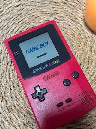 Consola Game Boy Color Roja Nintendo