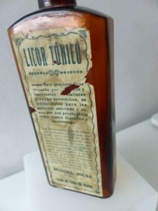 ANTIGUA BOTELLA DE FARMACIA - TONICO