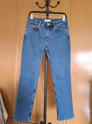 Pantalón vaquero Mango azul