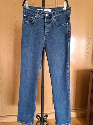 Pantalón vaquero Mango azul