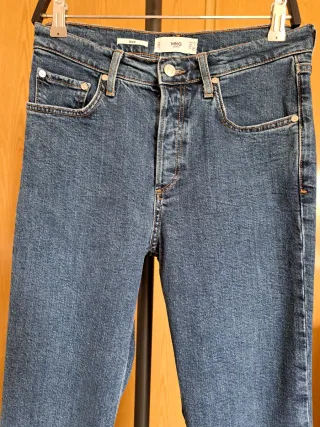 Pantalón vaquero Mango azul