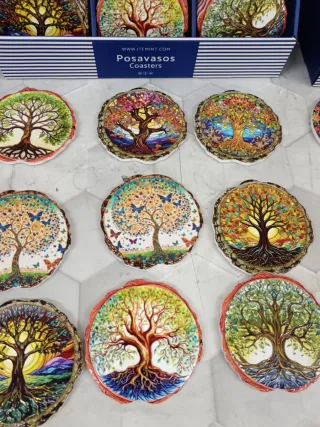 Posavasos Indios Dolomita y Corcho