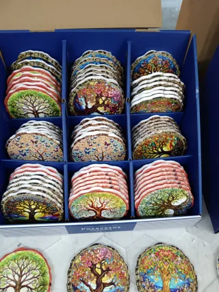Posavasos Indios Dolomita y Corcho