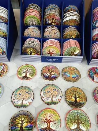 Posavasos Indios Dolomita y Corcho