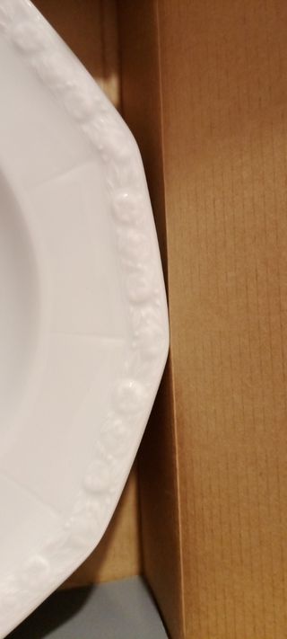 Servizio 16 piatti bianchi (4 posti) "Rosenthal".