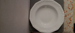 Servizio 16 piatti bianchi (4 posti) "Rosenthal".