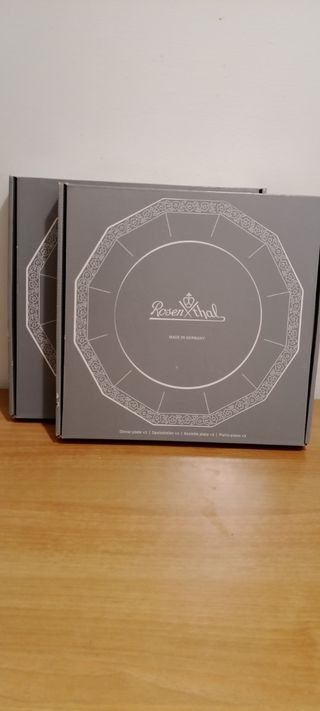 Servizio 16 piatti bianchi (4 posti) "Rosenthal".