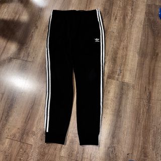 Pantalón Chándal Adidas Negro Rayas Blancas