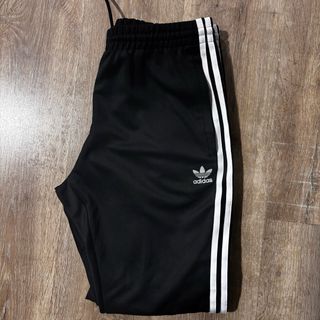 Pantalón Chándal Adidas Negro Rayas Blancas