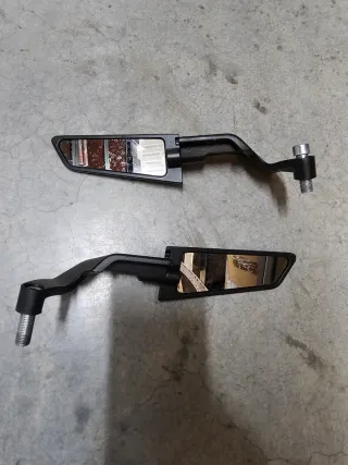 Espejos Retrovisores Moto Negros