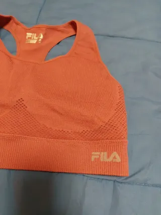 Top deportivo Fila rosa palo