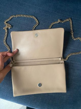 Bolso Carolina Herrera Beige Flores