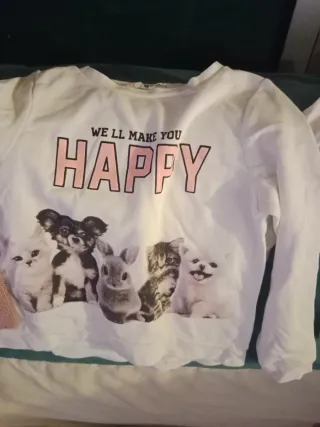Camiseta niña Happy 4/6 años