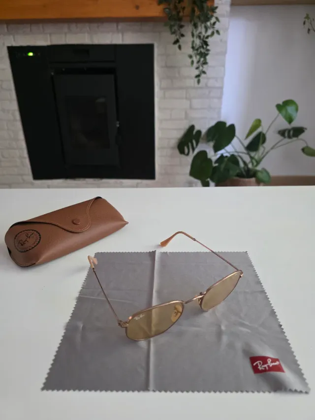 Gafas de Sol Originales Marrón Dorado