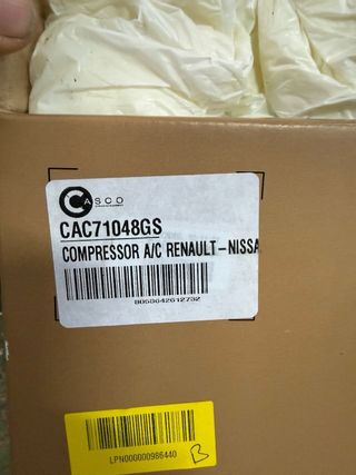 Compresor Aire Acondicionado Coche